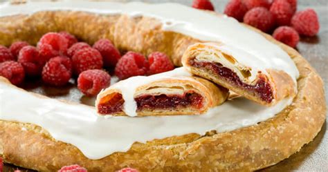 Like many things in my freezer, I forgot about it until this week. . Raspberry kringle trader joes